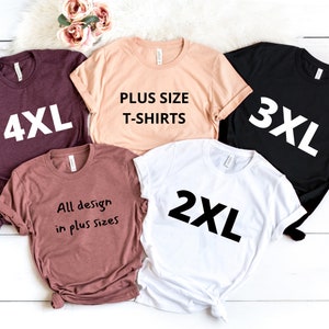 Oversized Tshirt, 2XL 3XL 4XL Custom Plus size T-shirts,Custom Tee,Custom shirt for plus sizes,Custom order for shirt,Plus size shirt unisex