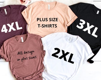 Oversized Tshirt, 2XL 3XL 4XL Custom Plus size T-shirts,Custom Tee,Custom shirt for plus sizes,Custom order for shirt,Plus size shirt unisex