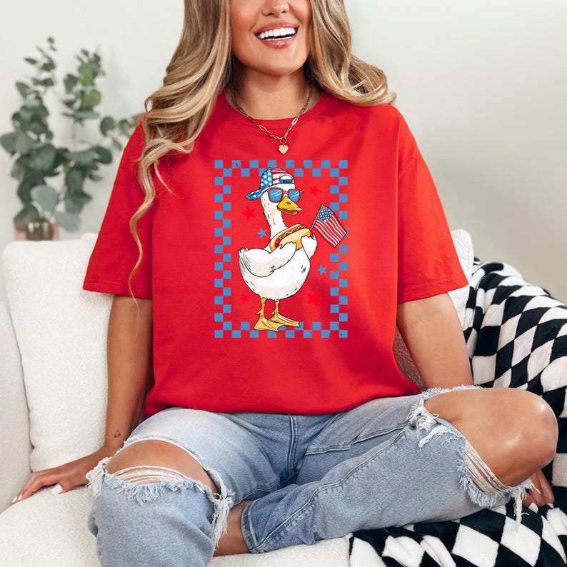 4th of July Goose Shirt