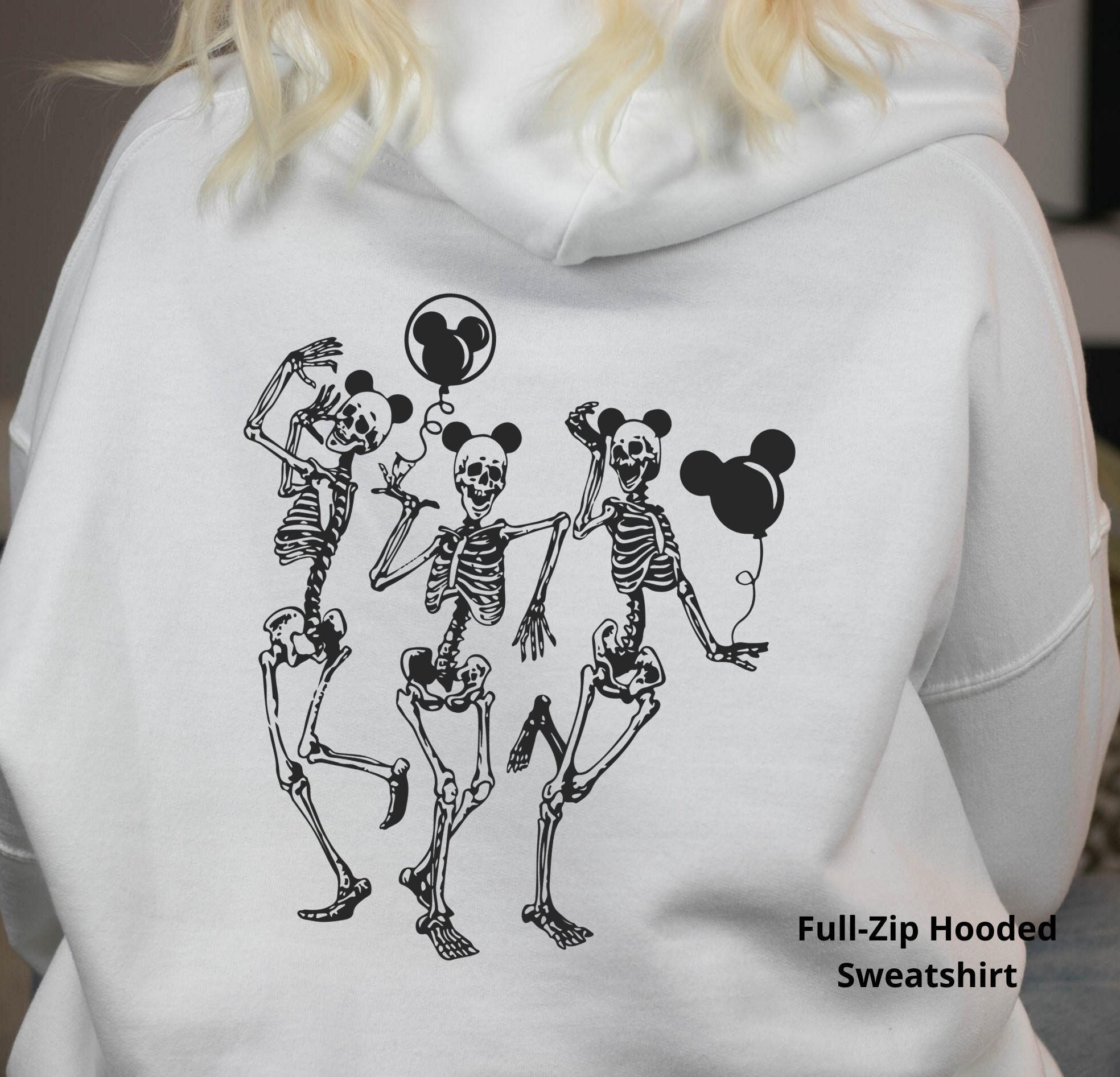Disneyland Halloween Hoodie Dancing Skeletons With Disney - Etsy