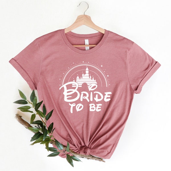 Bride To Be Gifts For Bachelorette Party, Bridal Shower Costume,Women's T-shirt,Disneyland Tank Tops,Bridesmaids In Disney,Bride To Be Shirt