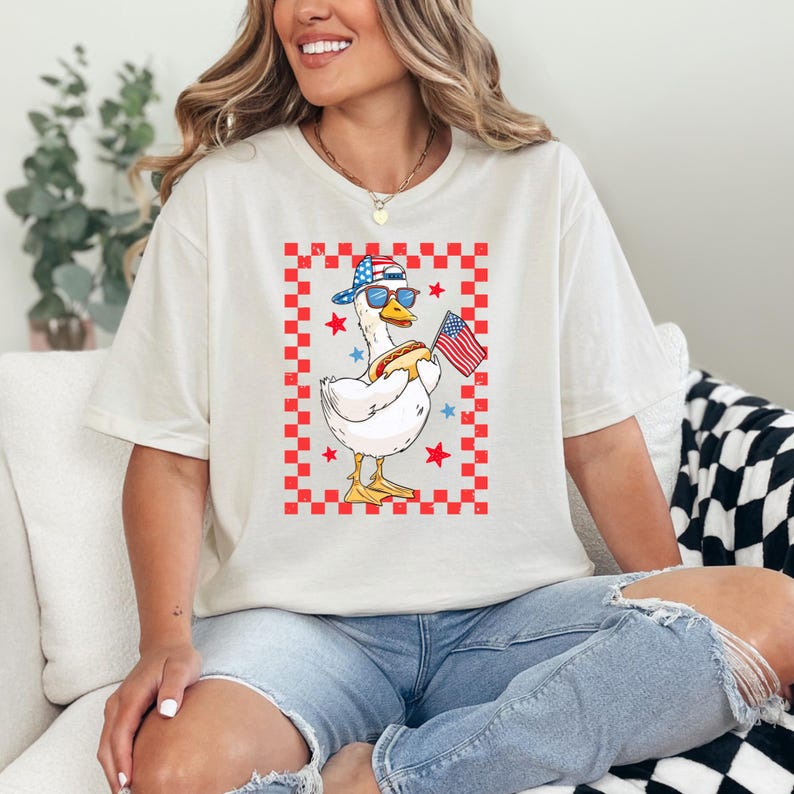4th of July Goose Shirt