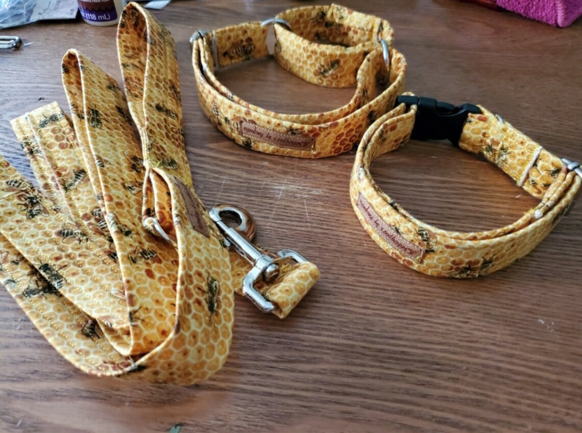 Custom Collar and Leash Set Etsy