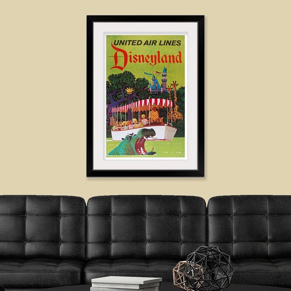 Disneyland Attraction Posters - Vintage Jungle Cruise 20x30