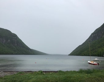 Lake Willoughby in the Rain
