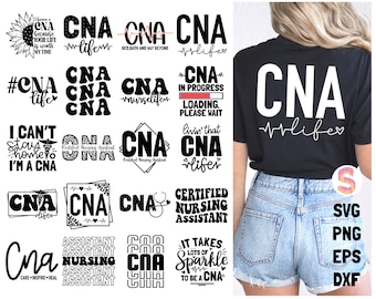 20 Cna Svg Bundle, Nurse Assistant Svg, CNA Life Svg, cna svg stethoscope, Nurse svg, Stethoscope svg, Nurse life svg, Medical svg, cricut