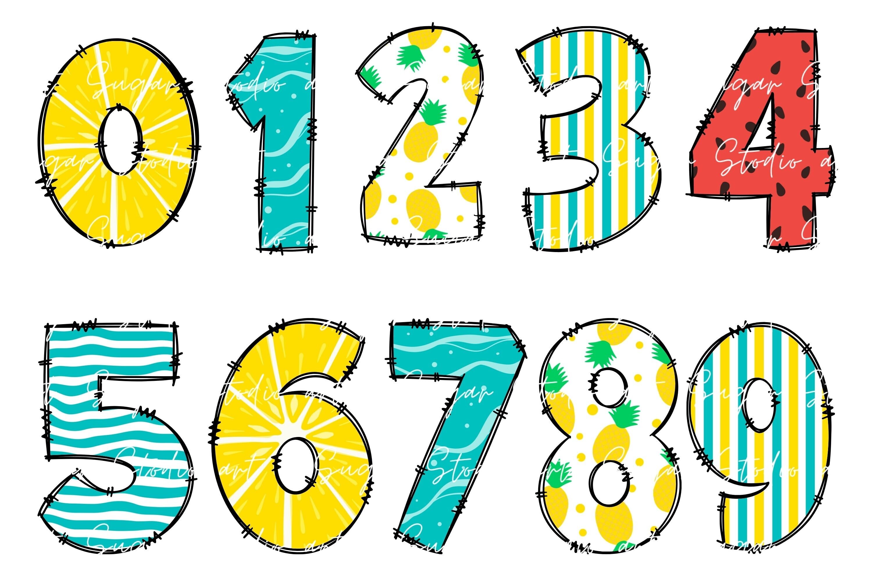 Summer Alphabet Letters PNG Bundle, Summer Clipart Png, Beach Doodle ...