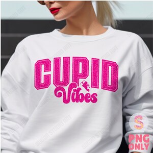 Cupid Vibes Valentines Sublimation Design, Valentine’s Day Sublimation Digital Design Download, Cupid PNG, Love, Valentines, Retro Cupid png