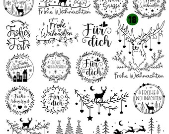 Plotterdatei Weihnachten svg png v.3, Frohe Weihnachten, Schriftzüge Weihnachten deutsch, Herbst svg, Merry Christmas svg, Plotterdatei Haus