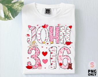 John 3:16 png, Preppy Valentine Png, loved valentine png, Christian Valentine png, Bible Verses png, Coquette Valentine png, Valentine png