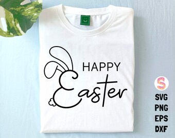 Happy Easter SVG, Easter SVG, Easter Shirt SVG, Easter Gift for her Svg, Easter svg for Boy Girls, Svg Files for Cricut, Sublimation designs