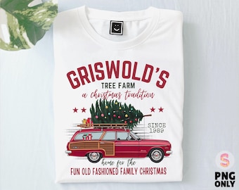 Griswold Christmas Tree Farm PNG Merry Christmas Png Christmas Vacation PNG Family Christmas Png Christmas Movie Png Retro Christmas png