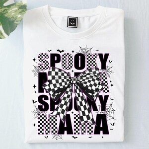 Spooky Mama Png, Coquette Halloween Png, Spooky Season Png, Retro Halloween Png, Fall Png, Halloween Shirt Sublimation Designs Png
