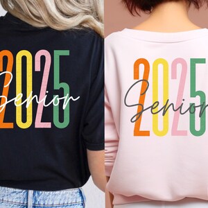 Senior 2025 PNG, Retro Font, Senior Retro PNG, 2025 Seniors Shirt png, Senior 2025 Retro Shirt, Class of 2025 Senior Shirt, Graduation Gift