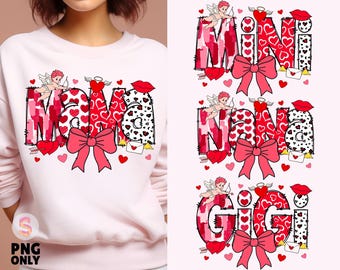 Valentine Mama coquette png, Valentine png, Mama Valentine png, Valentines day png, Valentine png bundle, Valentine coquette Png, Mama png