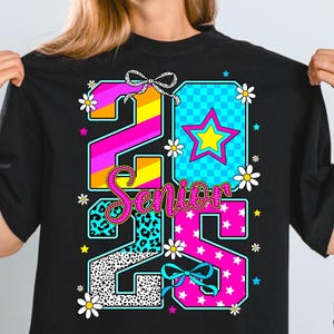 Senior 2025 PNG, Retro Graduation PNG, Class of 2025 Sublimation Design, Graduate png, High School Senior Shirt Design Png, Digital Download