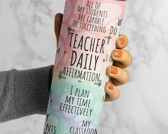 Teacher Tumbler PNG, Teacher Tumbler Design Png, Teacher Tumbler Wrap, Teacher PNG 20oz, Skinny Tumbler PNG Teacher Png Tumbler File, boho
