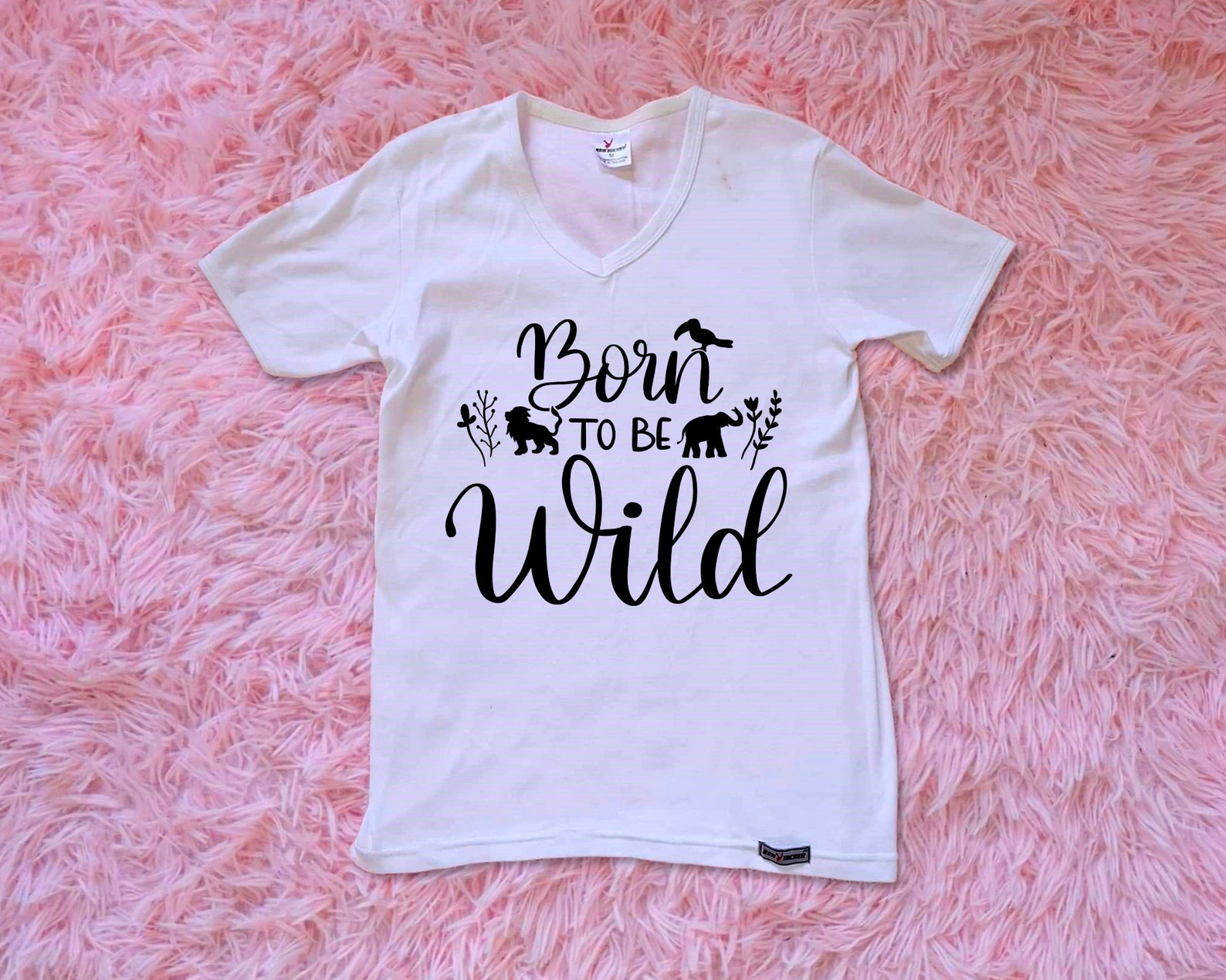 Born to Be Wild svg hand lettered Animal Kingdom Svg | Etsy