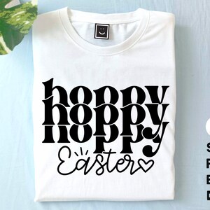 Hoppy easter Svg Png, happy easter SVG, easter bunny SVG, wavy Easter Svg, Easter Shirt Svg, Gift, Funny Easter Svg, Png Sublimation designs