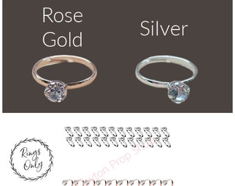 Fake Diamond Ring - Etsy