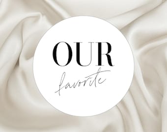 30 Our Favorite Wedding Stickers and Bags for Hotel Welcome Snack Favors