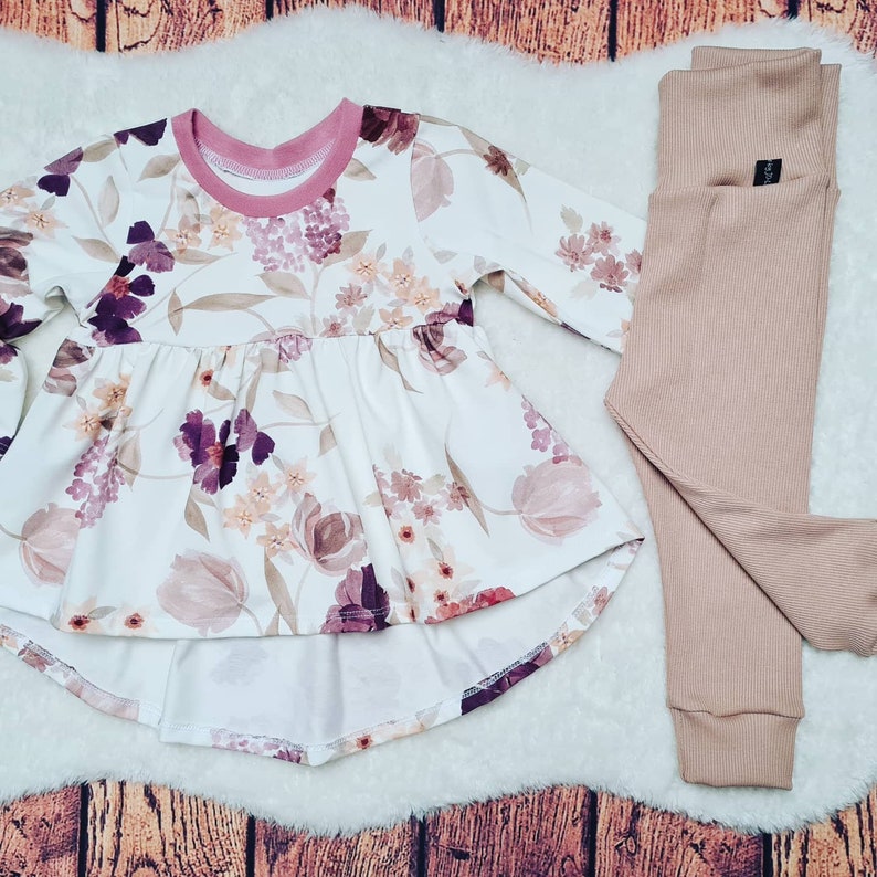 tunic rip jersey leggings jersey Set of tunic and leggings in size 80