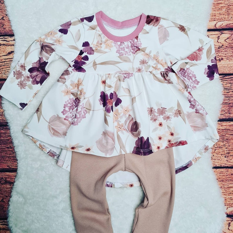 tunic rip jersey leggings jersey Set of tunic and leggings in size 80