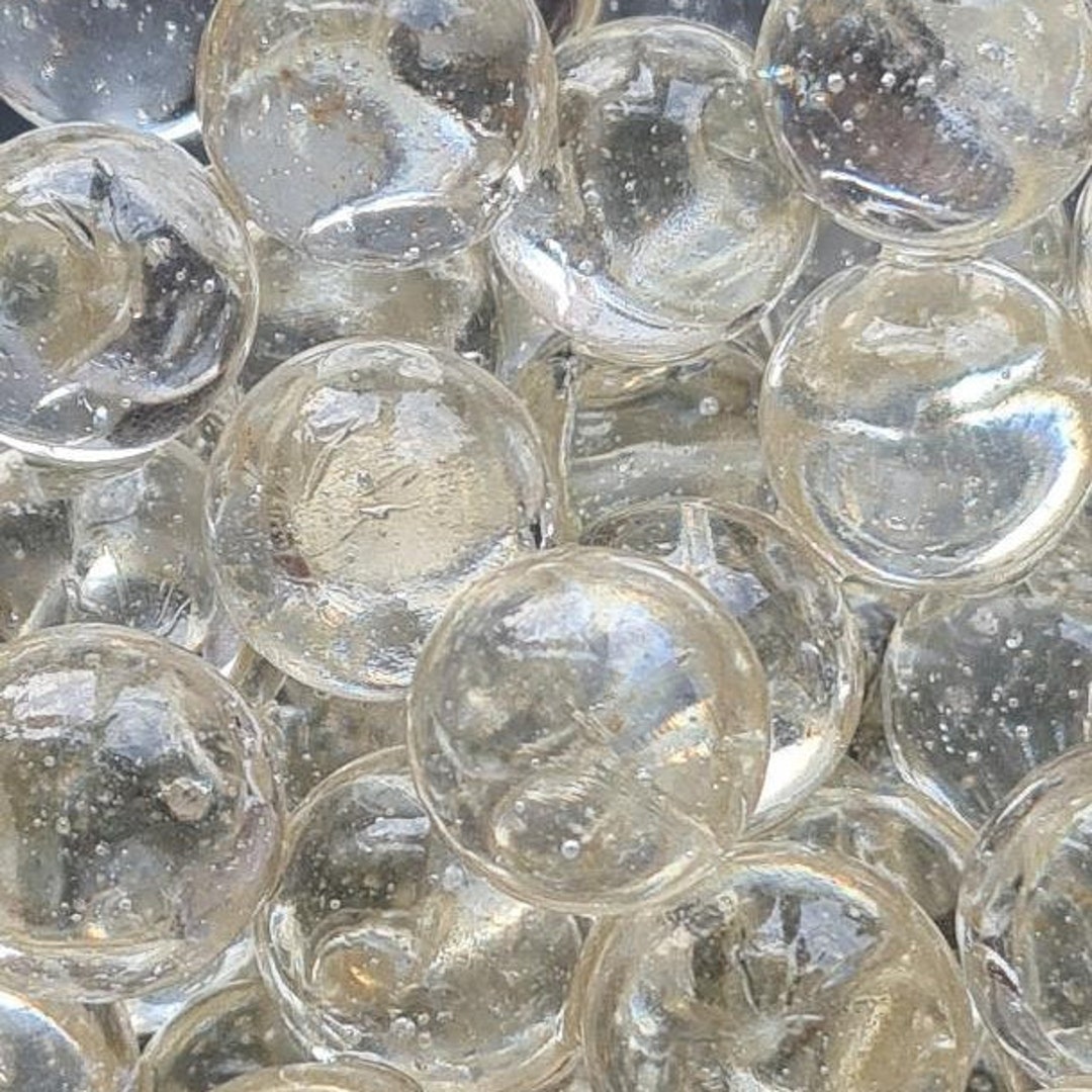 250 Clear Glass Marbles Clear Glass Balls 14mm Vase Decor Etsy