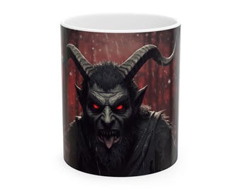 Demonic Fantasy Mug, Unique Gift for Halloween, Coffee Lovers, Dark Decor, 11oz & 15oz Options