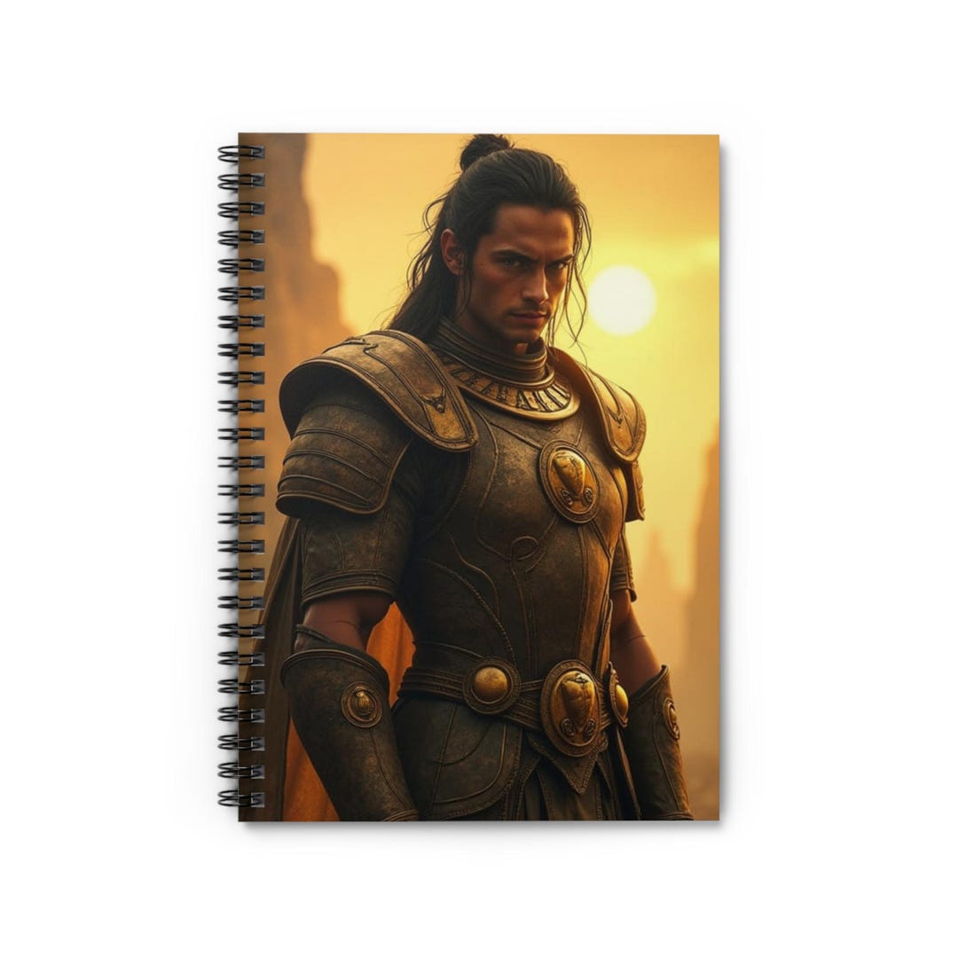 Epic Fantasy Spiral Notebook - Ruled Line, Warrior Journal, Art ...