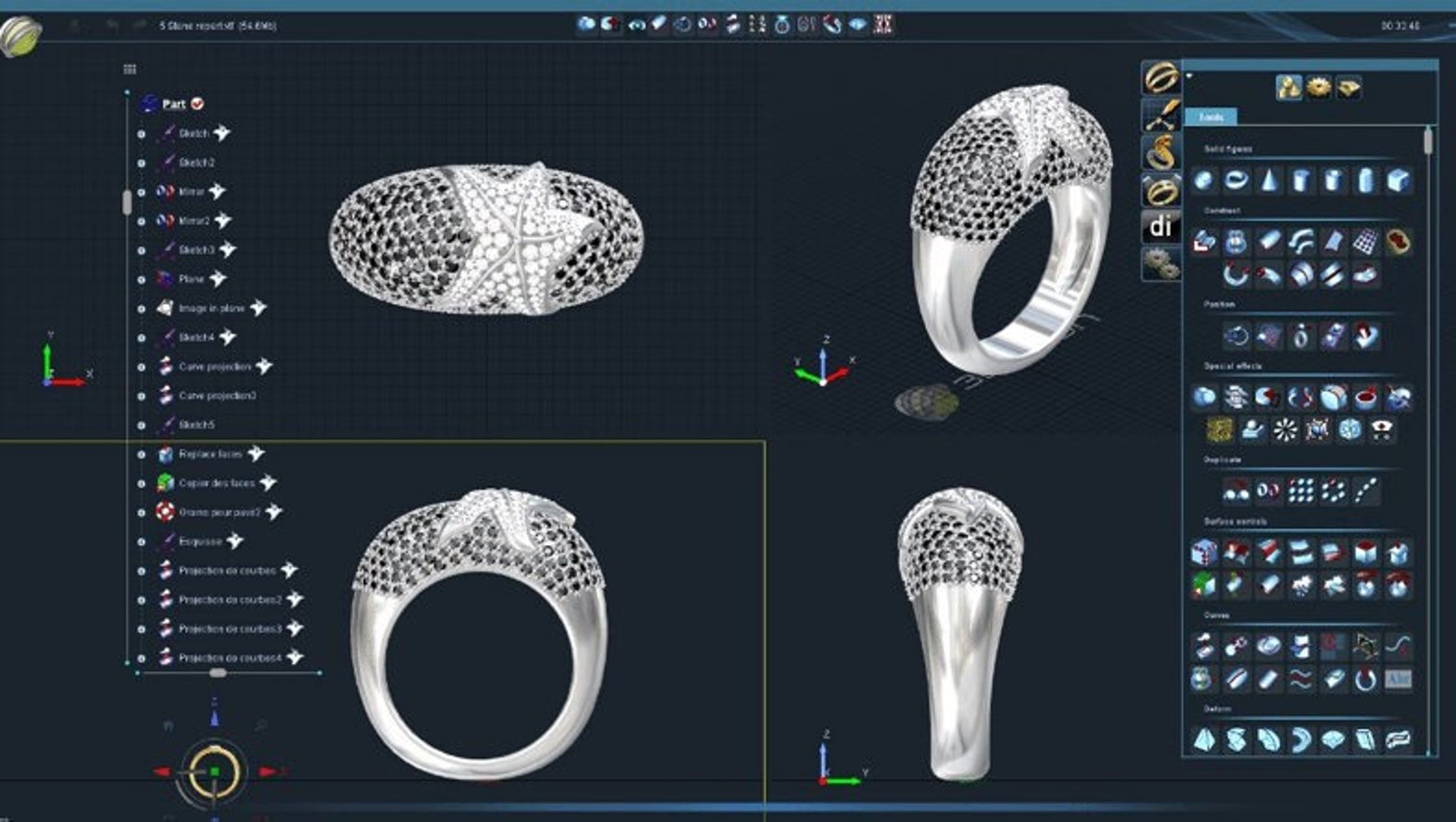 Custom Design Service,jewelry 3D Design, 3D CAD Design, 3D Modeling, 3D