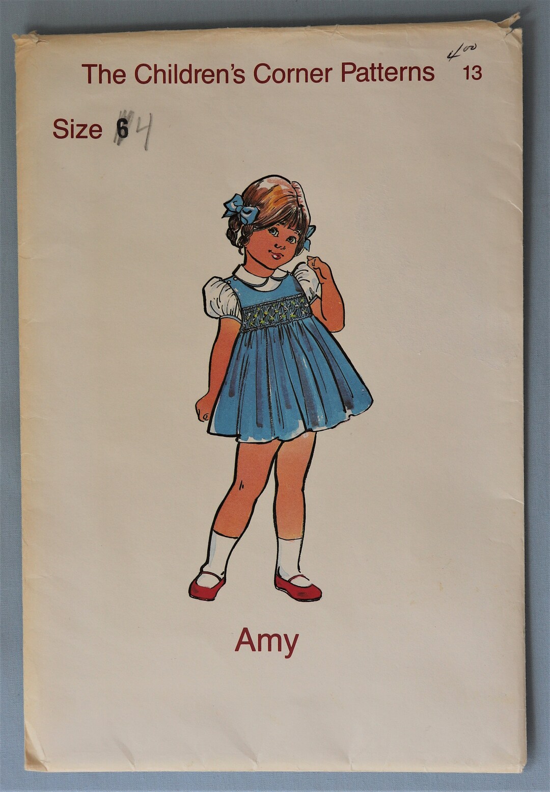 The Children's Corner Pattern 13 amy. Girl's Smocked Jumper and Blouse