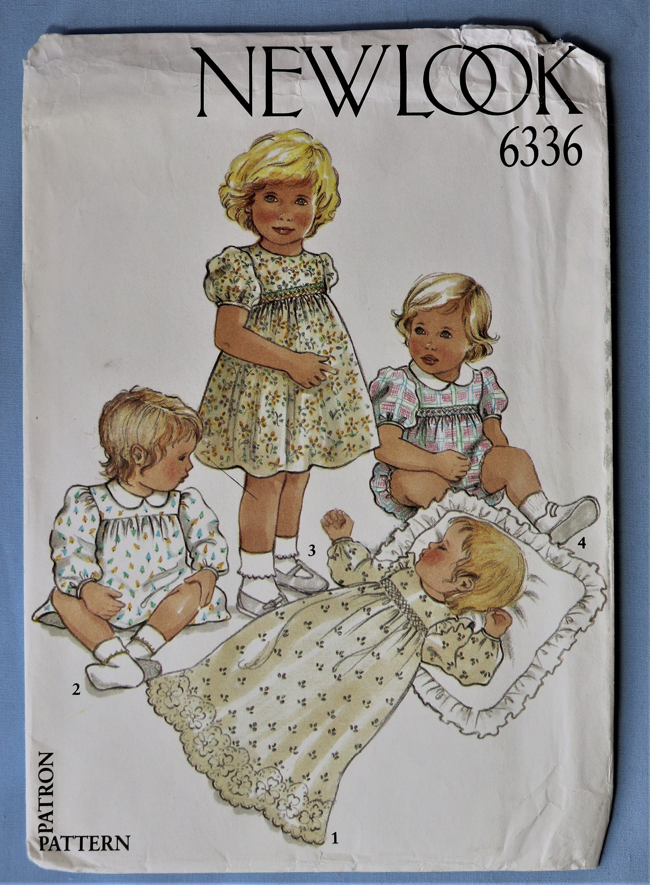 Sewing & Fiber Craft Supplies & Tools Kits & How To dress Infant smock ...