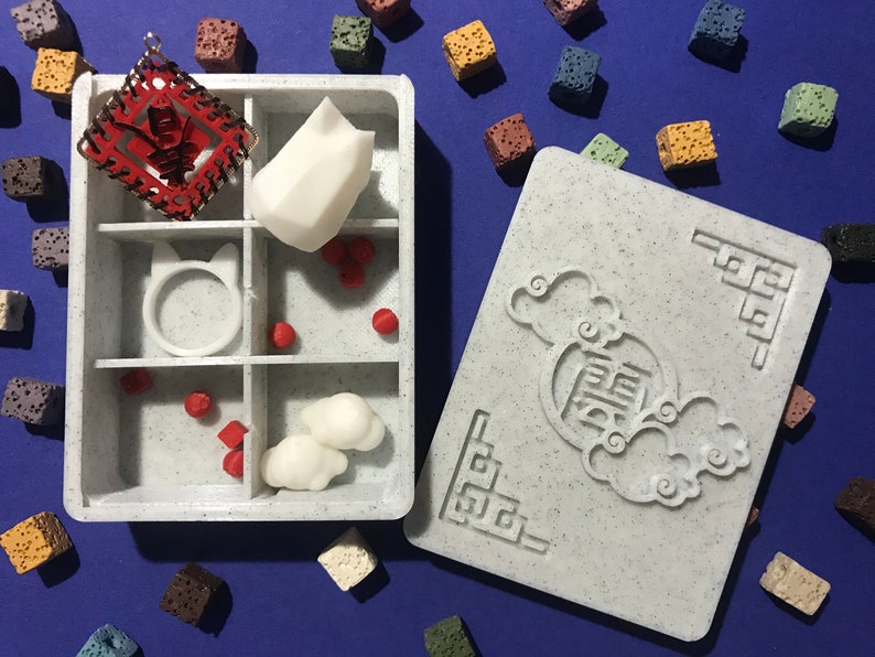 3D printed sliding lid case