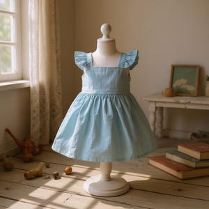 Summer Linen Dress For Baby Girls, Linen Girls Dress, Pure Natural Linen Girls Dress, Natural Girls Soft Linen Dress, Toddler Linen Dress