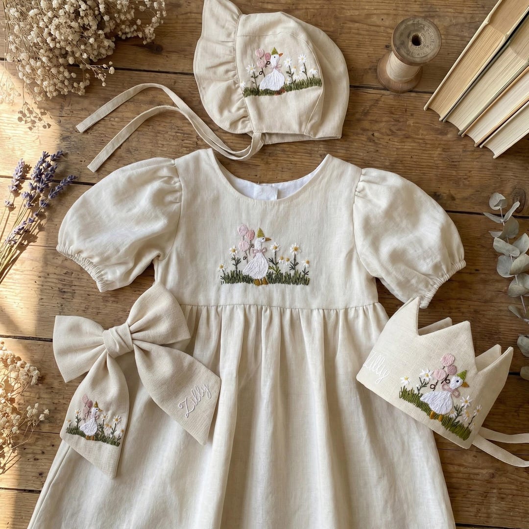girls embroidered dress Girls: Twirl Me Pretty Blue Embroidered Mini Dress, (10/12) - The Mint Julep Boutique