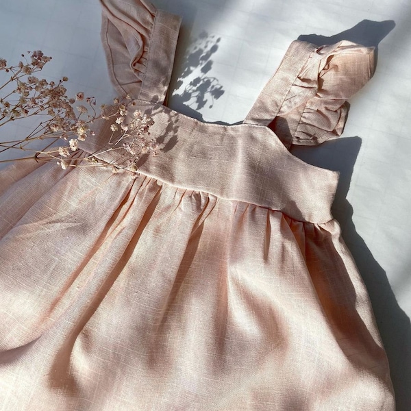 Toddler Linen Dress Etsy Toddler linen dress etsy