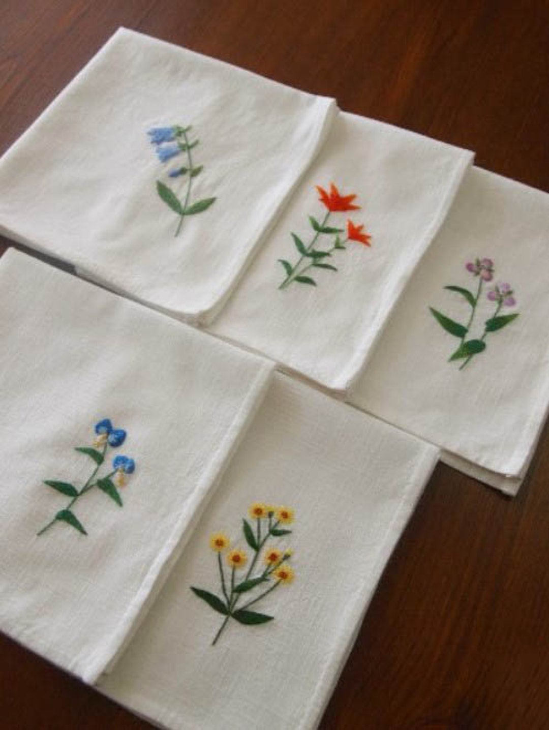 小物 1900s Hand Embroidery Handkerchief 小物 1900s Hand Embroidery Handkerchief 小物 1900s Hand Embroidery