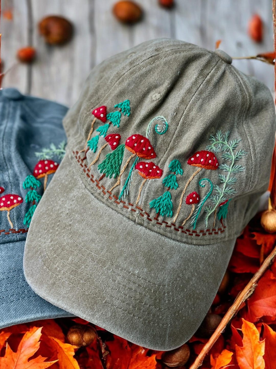 Vintage embroidered hat Vintage Logo Embroidered Hat | Tacotarian main image 3