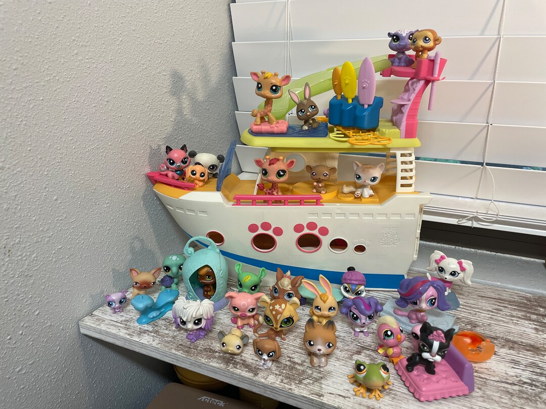 Littlest Pet Shop Cruise Ship Lot Etsy