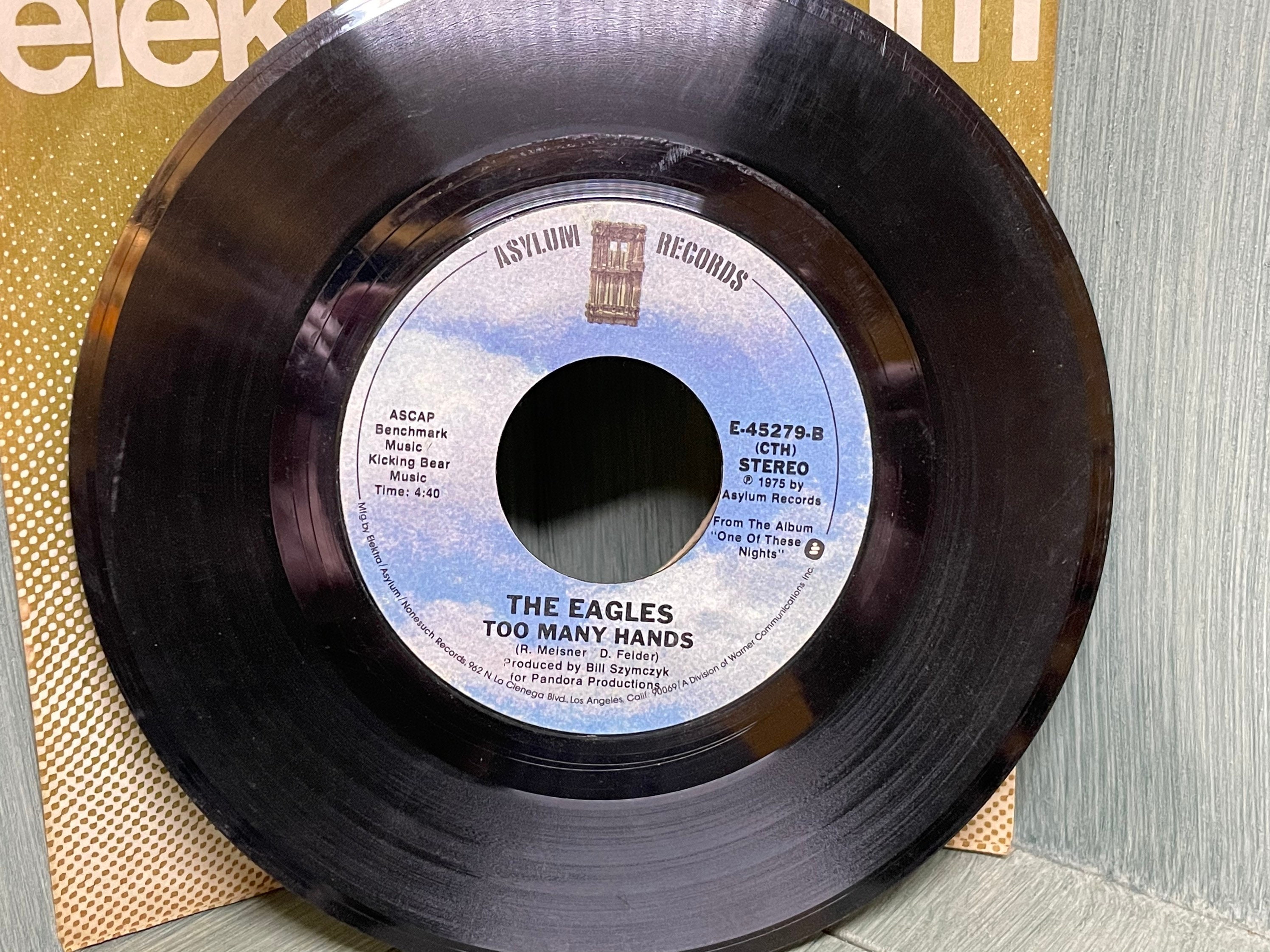 EAGLES - Get Over It ~ Geffen Records 45 RPM 7 Vinyl Record