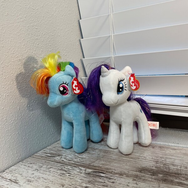 My little pony beanie babie plushies