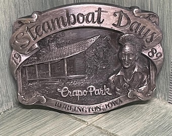 1989 Steamboat Days Belt Buckle