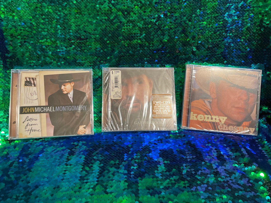 Garth Brooks Kenny Chesney and John Michael Montgomery Cds Etsy
