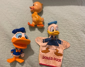 Vintage Duck Toys - Donald Duck and Duck. Awesome find for a collection.