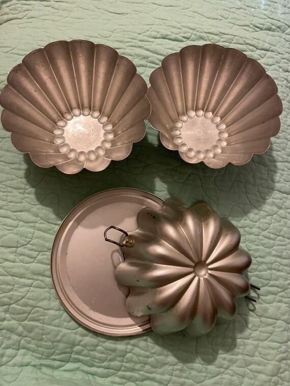 Vintage Metal Jello Molds Etsy