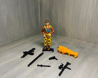 G.I.Joe leatherneck figurine and accessories