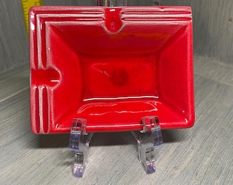 Shawnee Glazed Red Ashtray