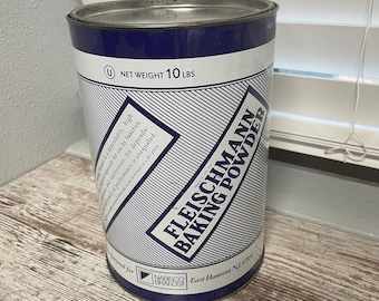 fleischmann baking powder tin
