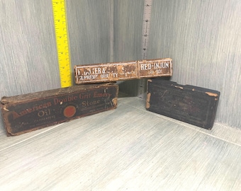Razerhone Sharpening Stones and Razor Case Lot with 3 Items